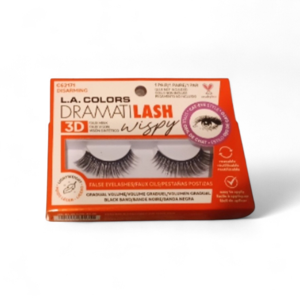 L.A. Colors DramatiLash 3D Wispy False Eyelashes New